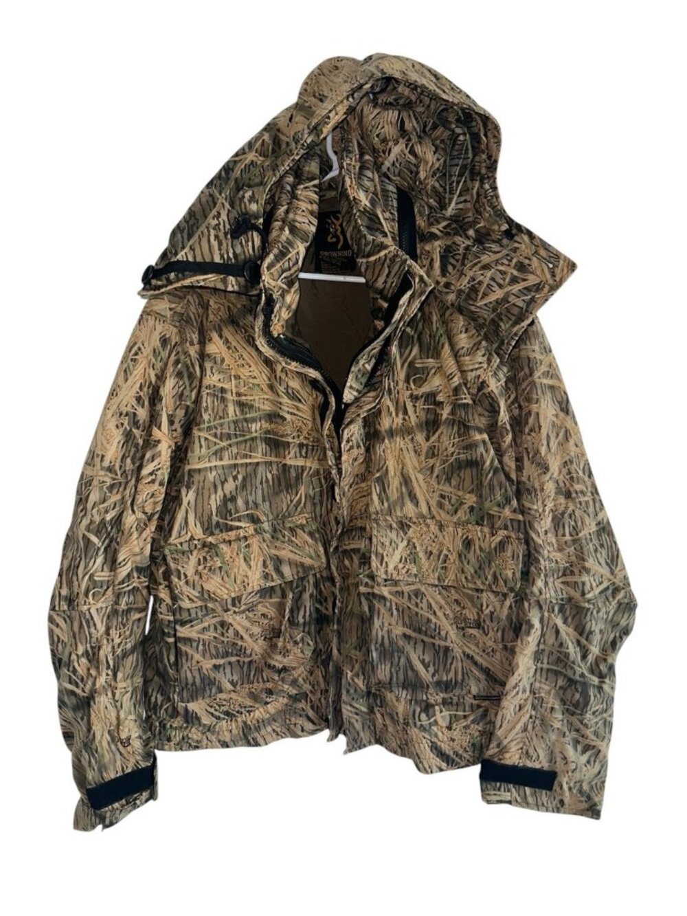 BROWNING Shadow Grass Camo Men's Gore-Tex Hooded Hunting Jacket XL